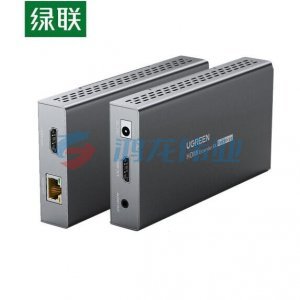 绿联 UGREEN CM411 HDMI延长器50米 10938 单网线延长器 带音频分离