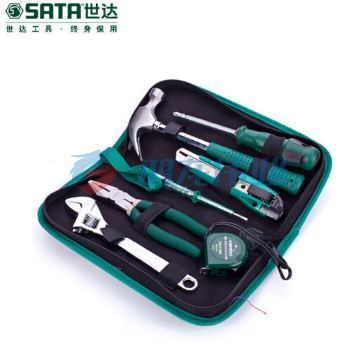 世达（SATA）7件基本组套/家用五金工具 基本组套 电工综合组套06001 