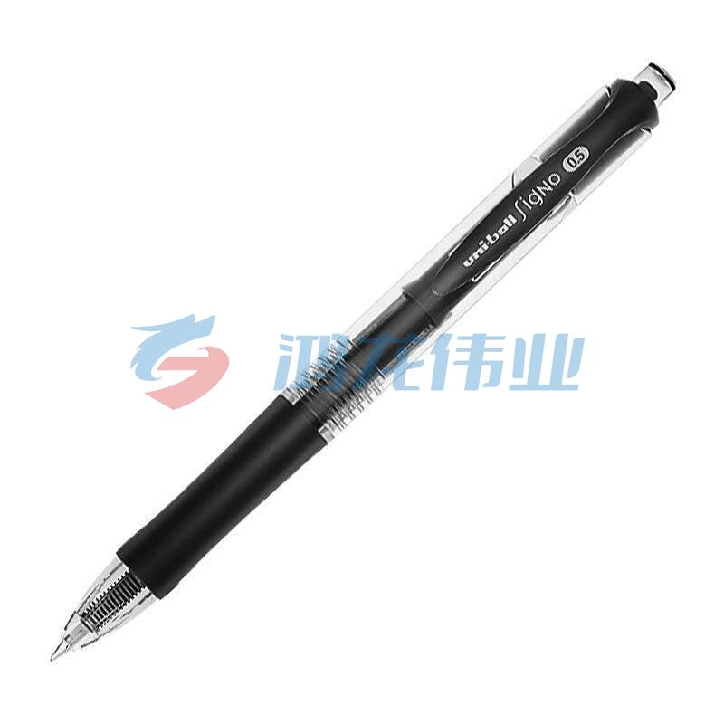 1100000543S00 三菱 UMN-152 按压式中性笔 0.5mm 黑色 12支/盒 （笔芯UMR-85）