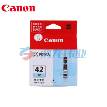 佳能（Canon)原装CLI-42PC照片青色墨盒适用PRO-100照片写真打印机墨水