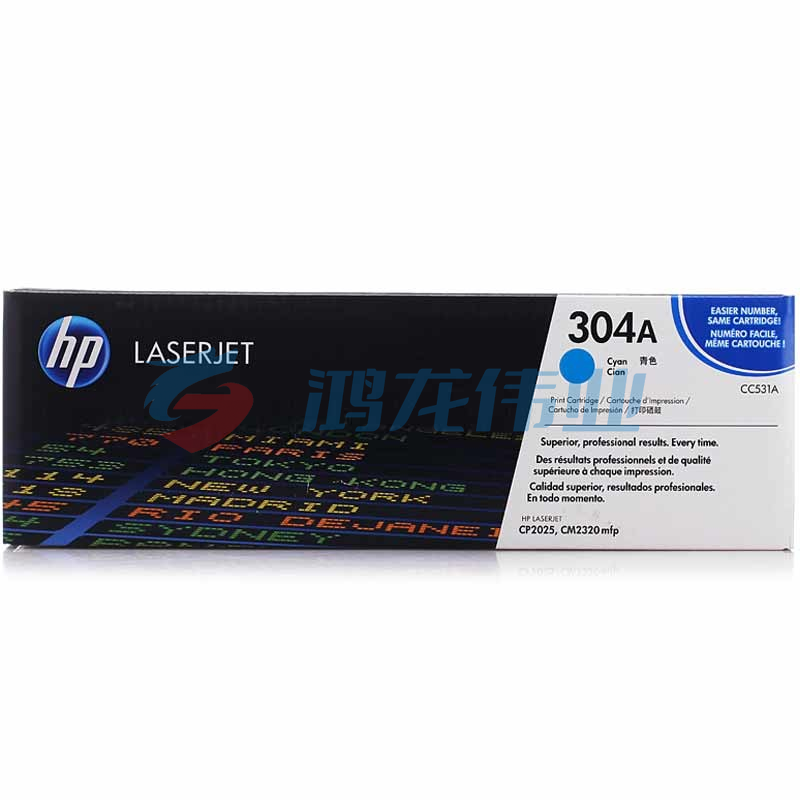 惠普 HP 碳粉盒 CC531A 304A (青色)