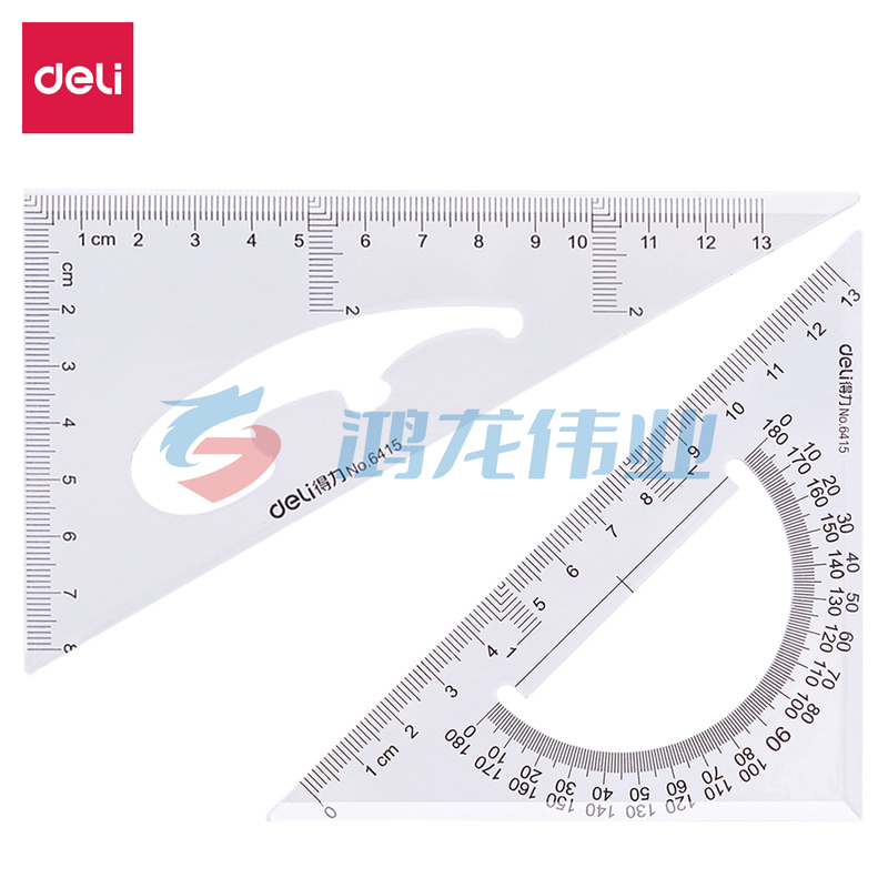得力 6415 15cm三角尺（计价单位：套）