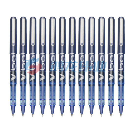 日本百乐 BL-VB5 蓝色 直液式走珠笔中性笔签字笔 0.5mm 12支装/盒(偏远区域下单请电话咨询)