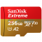 闪迪（SanDisk）256GB TF（MicroSD）存储卡 U3 V30 C10 4K A2 至尊极速移动版内存卡 读速160MB/s
