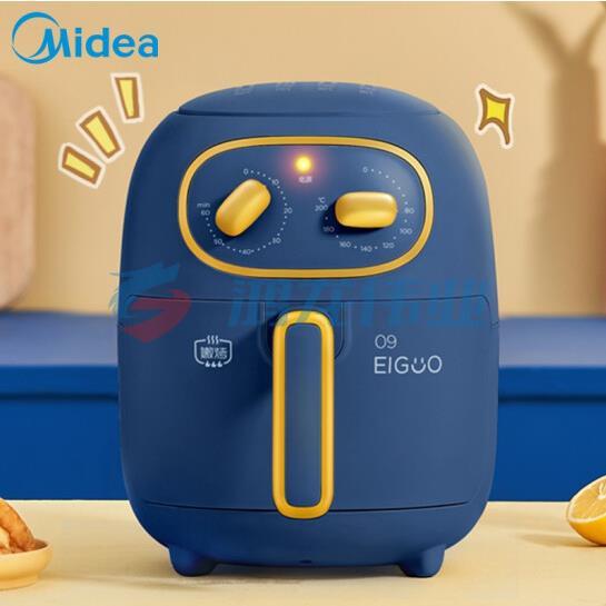美的 Midea 捣蛋鬼系列空气炸锅 无油大容量家用智能电炸锅煎炸锅 3L MF-KZ30E206L