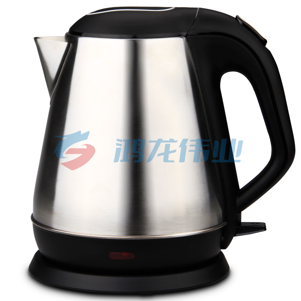 得力（Deli）0762电热水壶1.2L(灰白)（台）单层不锈钢