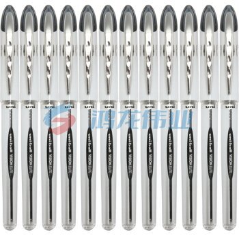 三菱 UNI UB-200 签字笔 中性笔 不漏墨 0.8MM 可换芯 黑色 12支一盒