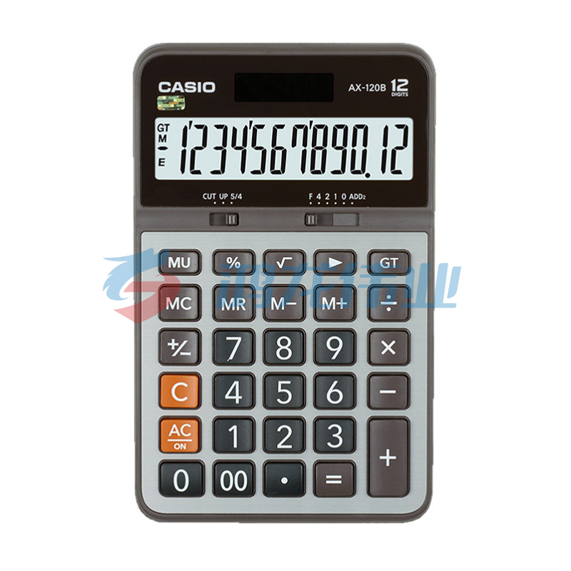 卡西欧 AX-120B 常规计算器 灰色
