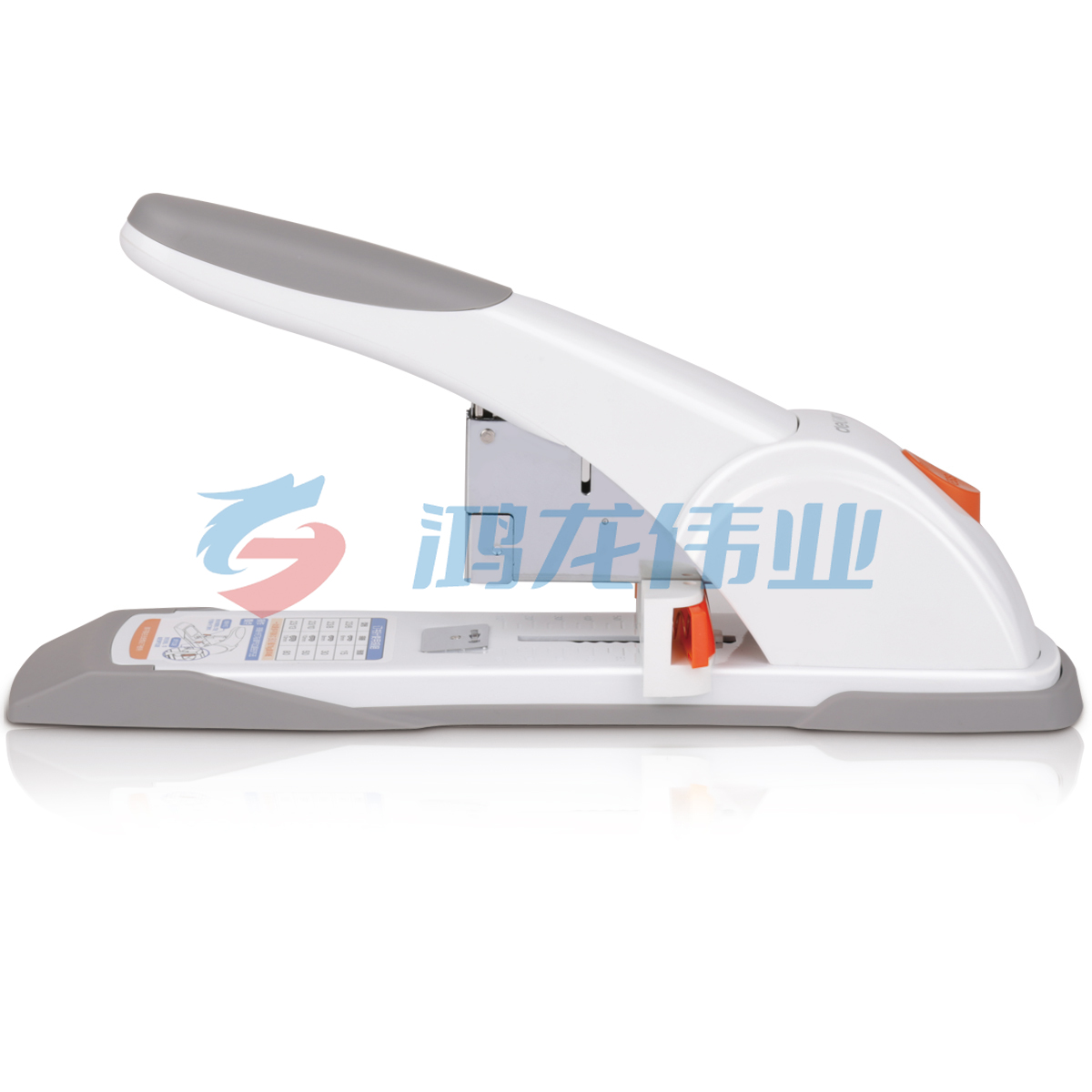 得力（deli）0487 重型订书器 白色