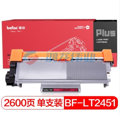 得印PLUS 通用 标准容量 黑色粉盒 LT2451/T-3003C/TNP65 适用联想/东芝/柯美2455D,2655DN,M7455DNF  pcyg-2022030425423
