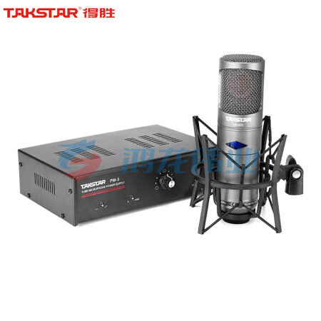 得胜（TAKSTAR） CM-450-L 电子管电容麦克风直播设备手机声卡套装电脑录音棚电台话筒
