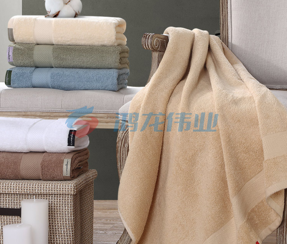 康尔馨 全棉加厚大浴巾 纯棉吸水 蓝灰色140*80cm/650g pcyg-230822111512