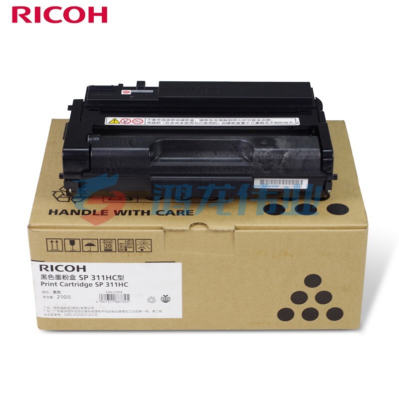 理光（Ricoh）SP 311HC 一体式墨粉盒1支装 适用于SP 310DNw/310SFNw/ 320DN/320SN/325DNW/325SNW pcyg-230320174557